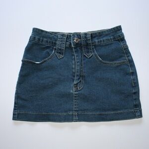 Denim Mini Skirt
